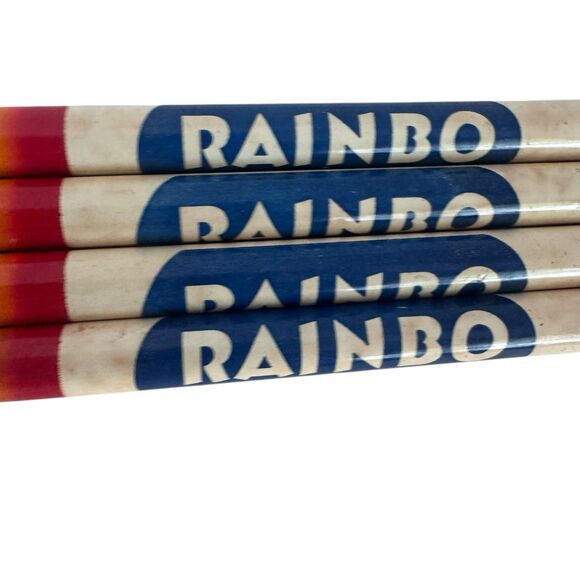 Lot of 4 Unused Rainbo Bread Advertising Pencils  "Rainbow" HTF Rare - Vintage - Picture 5 of 11